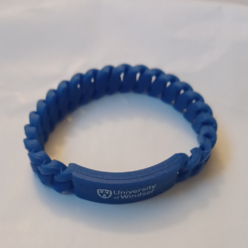 $4 Add-on University of Windsor Blue Bracelet